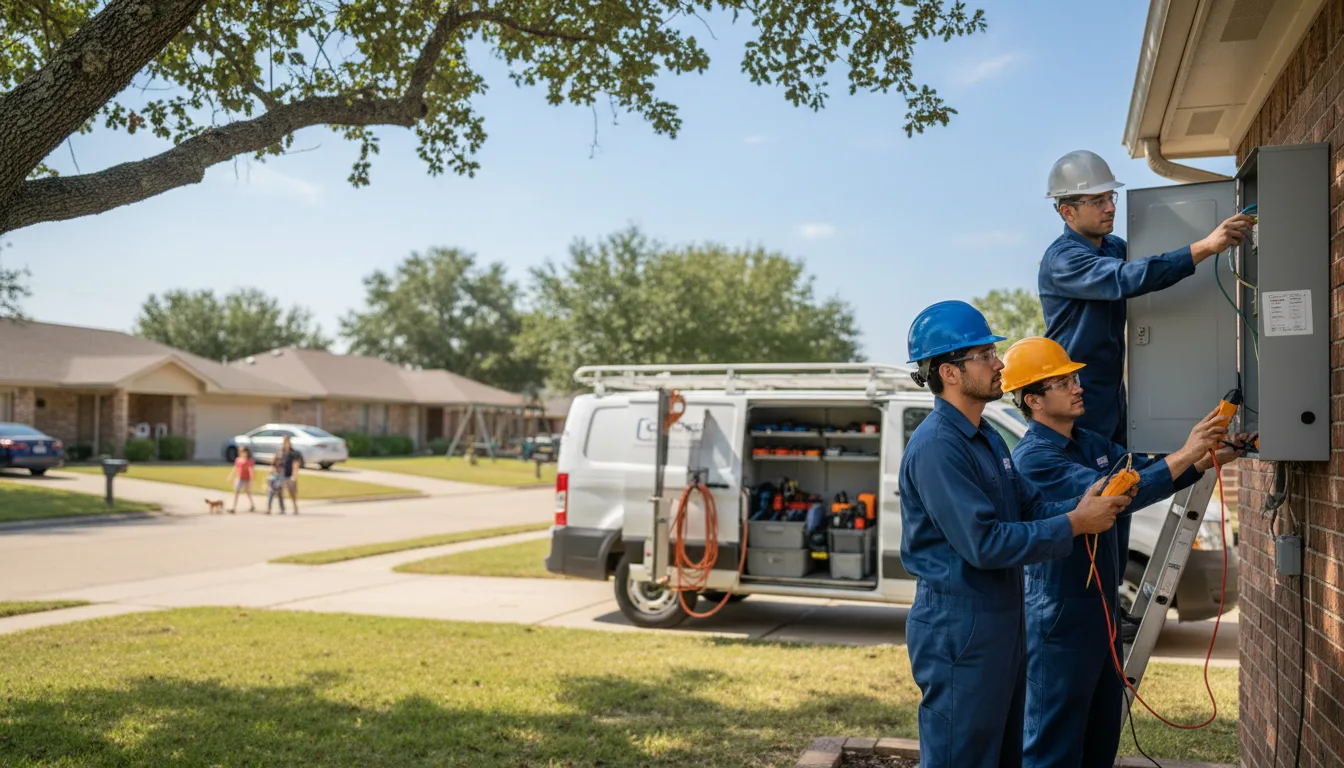 Certified electrician providing emergency electrical services in Oak Ridge, MO